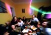 Epic Funny Pranks You Can Pull Off with Friends (Perfect for Any Occasion) Chaotic low-angle prank reveal, friends laughing terrified amid pizza mess