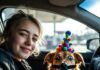 These Hilarious Dog Memes Are All You Need to Turn Your Day Around Shaky car selfie with dog in party hat and tutu